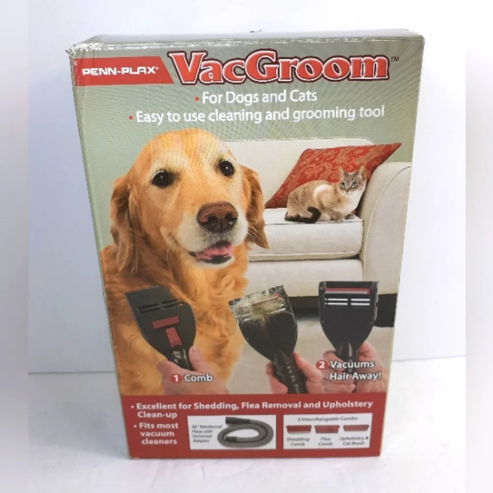 Penn Plax VacGroom Pet Grooming Vacuum Attachment Kit DOGV1
